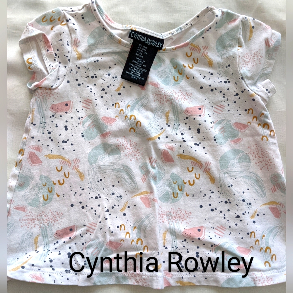 Bundle of Girls Tops, Onesies,& Rompers Cynthia Rowley & Other Brands Size 18M - Picture 4 of 10
